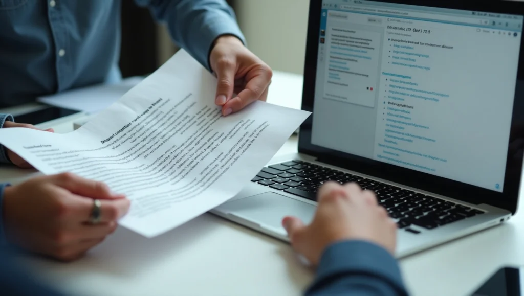 Using an AI workflow generator to turn meeting notes into a documented process.