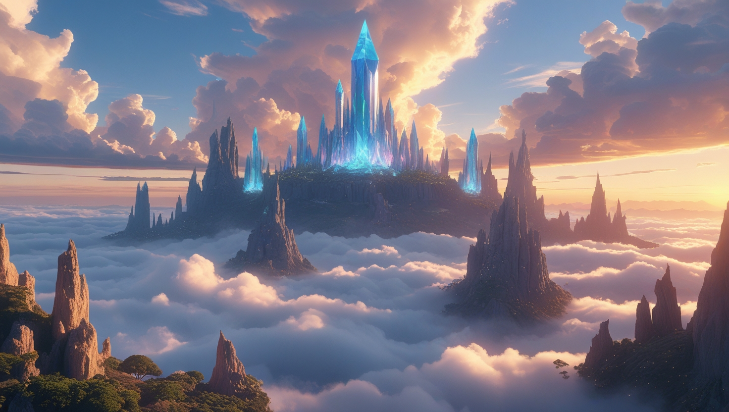 A beautiful piece of AI-assisted artwork created as part of a Midjourney tutorial for beginners.