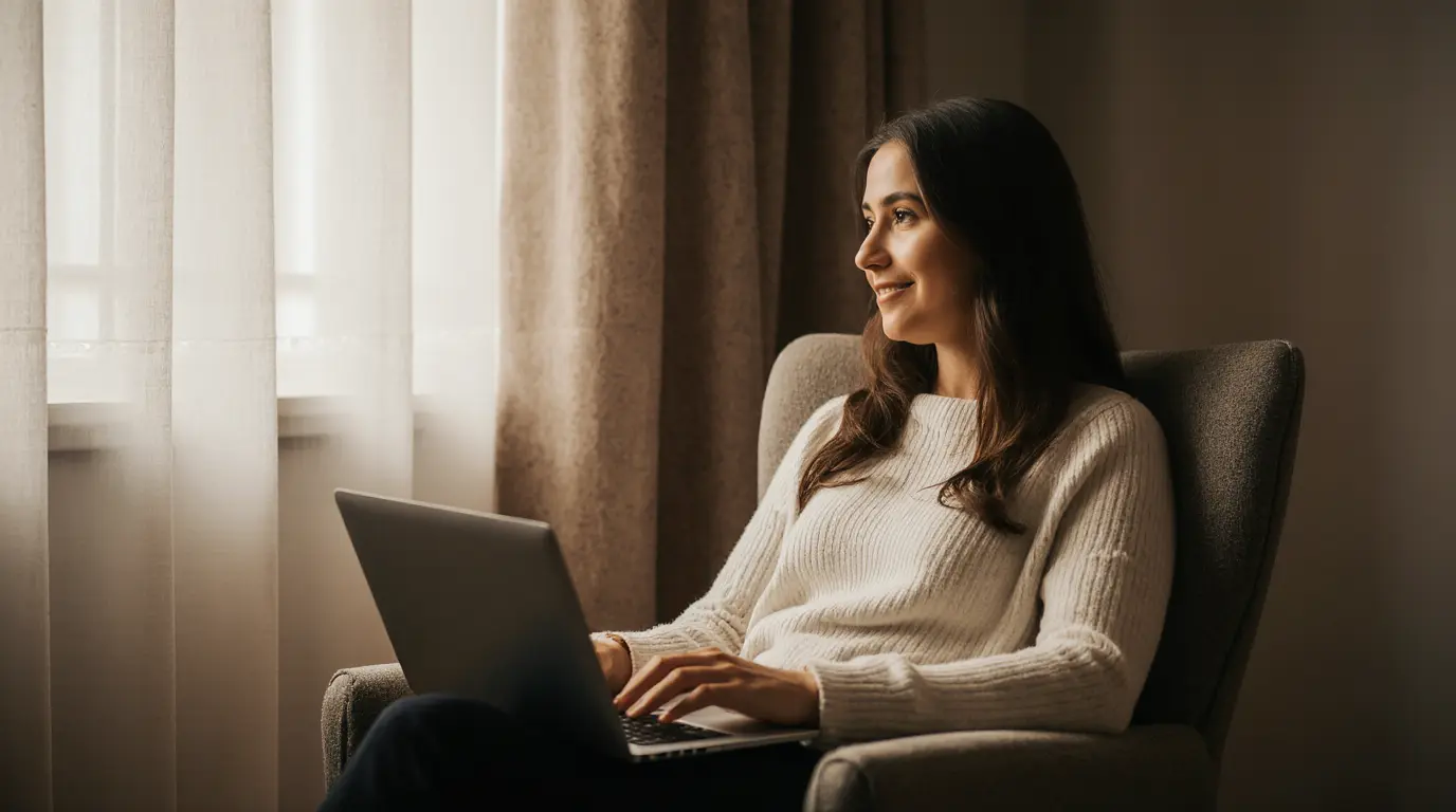 A person reflecting on their journey of using AI as a thinking partner.