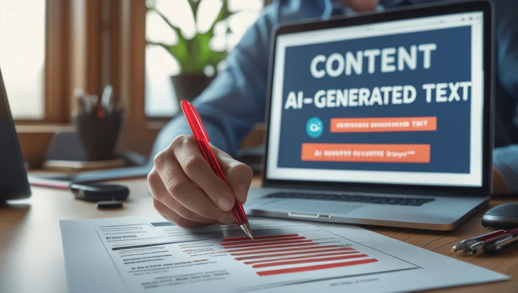 The importance of a human editor to fix robotic AI content.