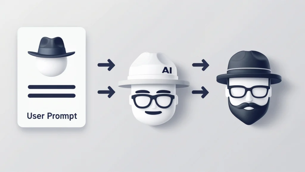 An infographic explaining the "Expert Committee" ChatGPT persona prompt technique.