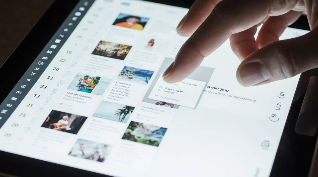 Building an AI content calendar to schedule posts.
