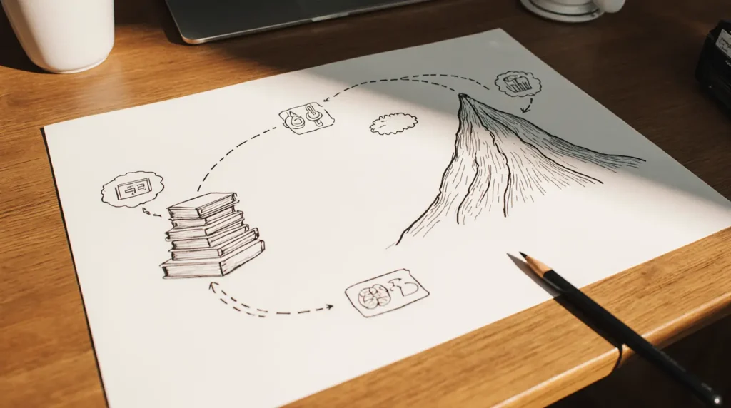 A visual representation of how to avoid wasting money on prompt engineering courses.