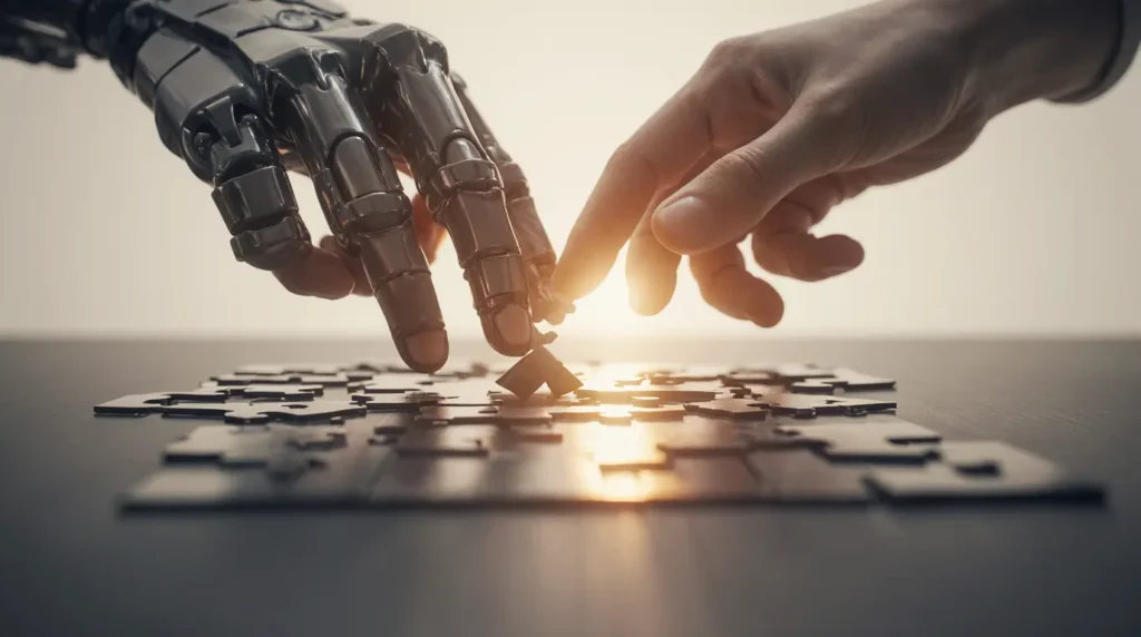 The future of content creation is a collaboration between AI and human writers.