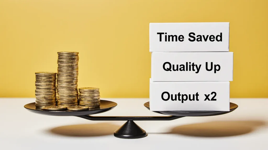 Measuring AI ROI by focusing on business value, not just features.