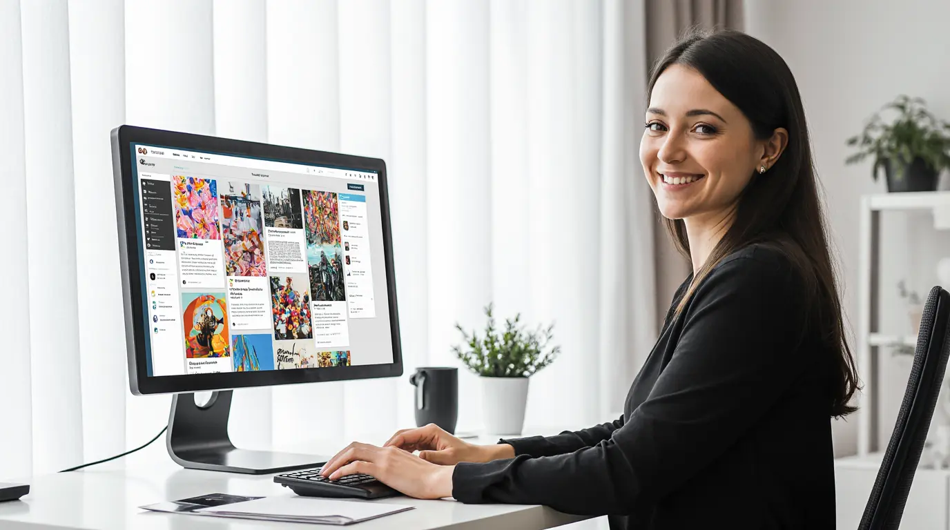 A step-by-step guide on using AI for social media content.